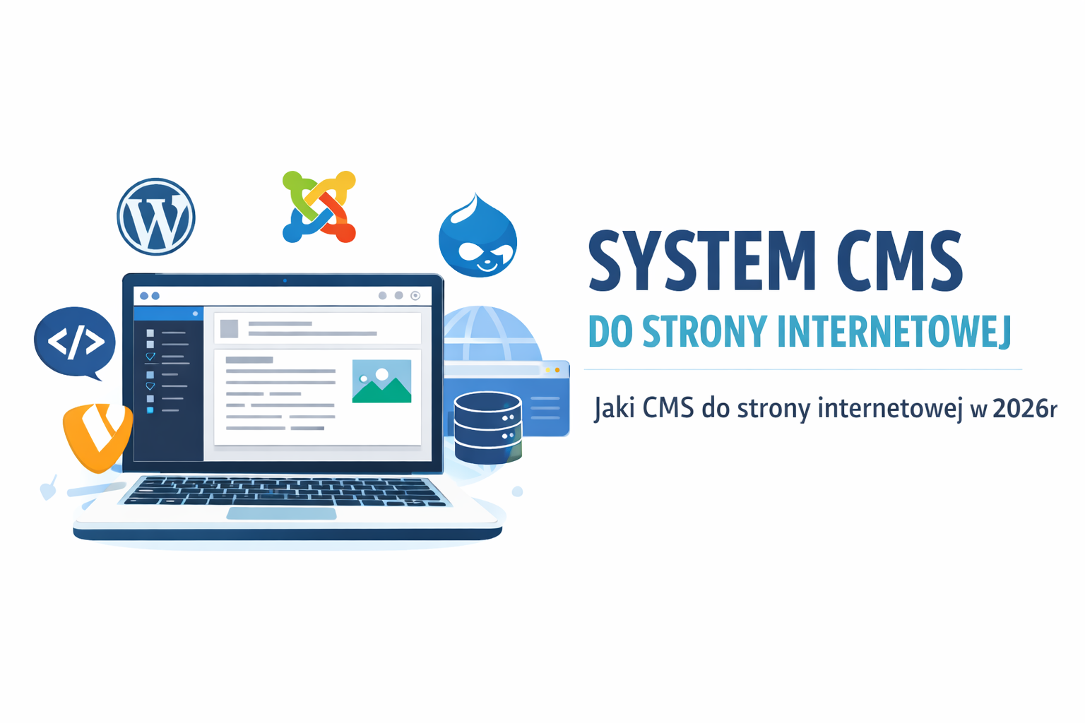 Najpopularniejsze systemy CMS w&nbsp;2026 roku