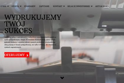 Strona internetowa Ozgraf